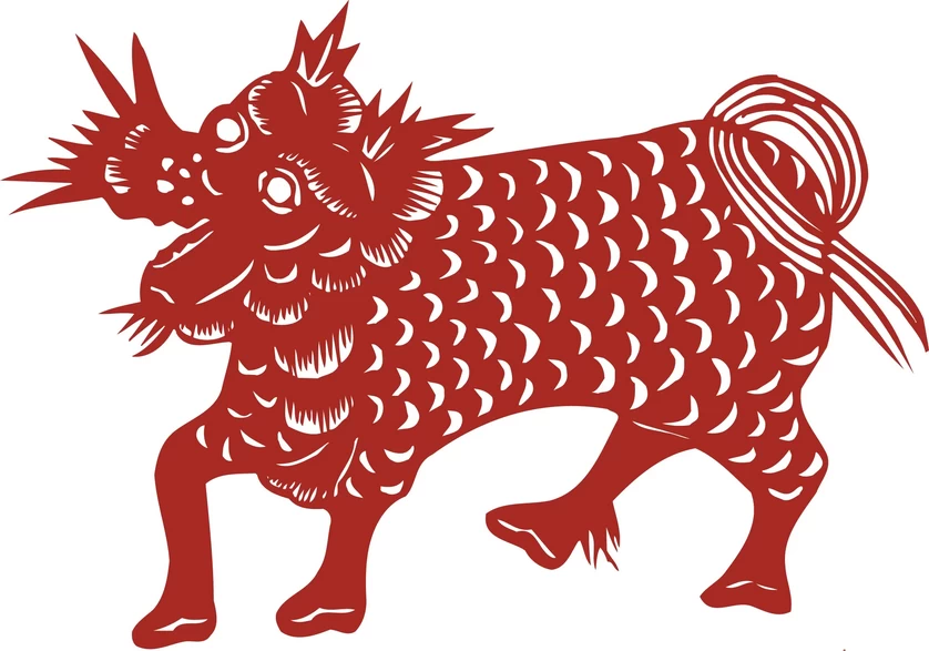 中国风中式传统喜庆民俗人物动物窗花剪纸插画边框AI矢量PNG素材【220】
